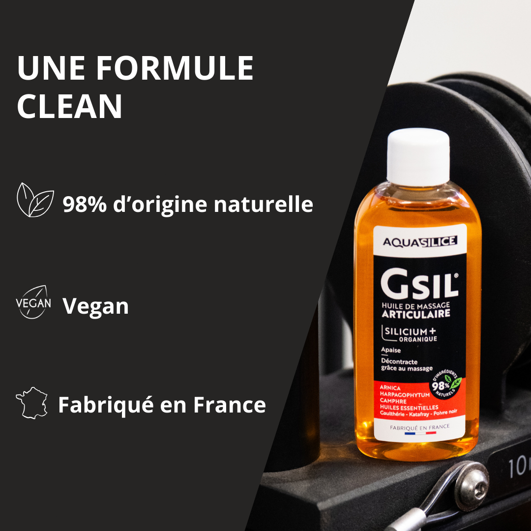 Formule de l'huile de massage GSIL