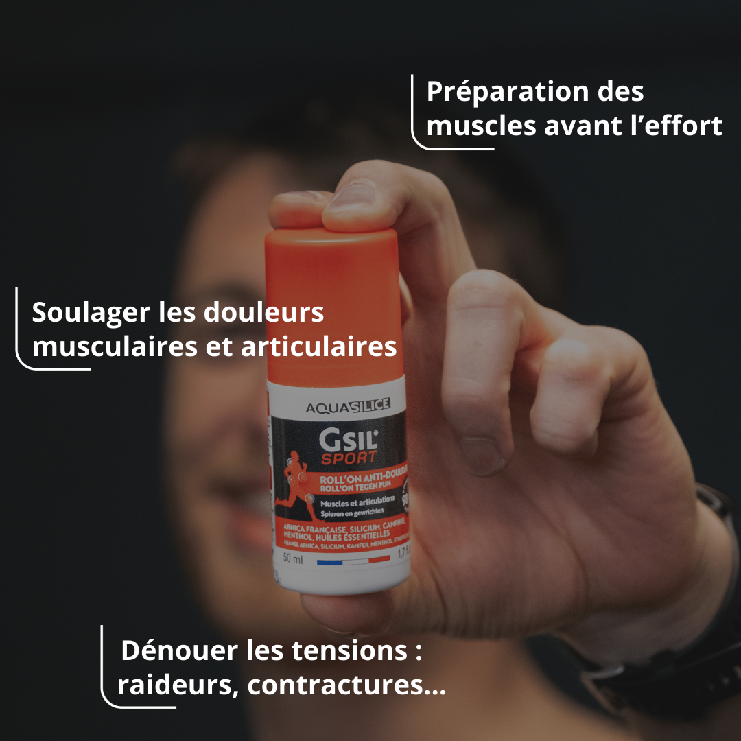 Bienfaits du Roll on chauffant GSIL pour les muscles et les articulations - préparations sportives