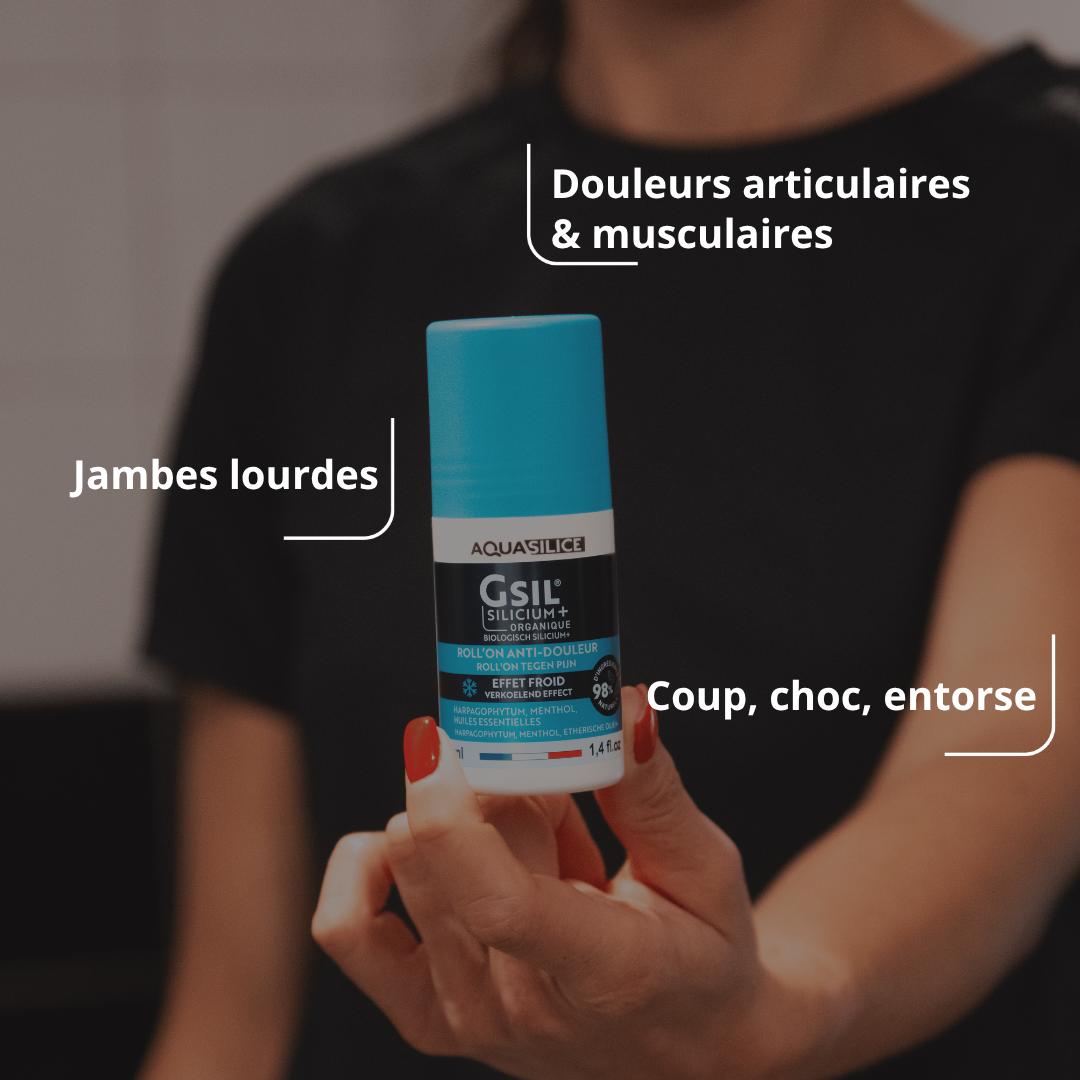 Bienfaits du Roll'on froid articulations & muscles GSIL