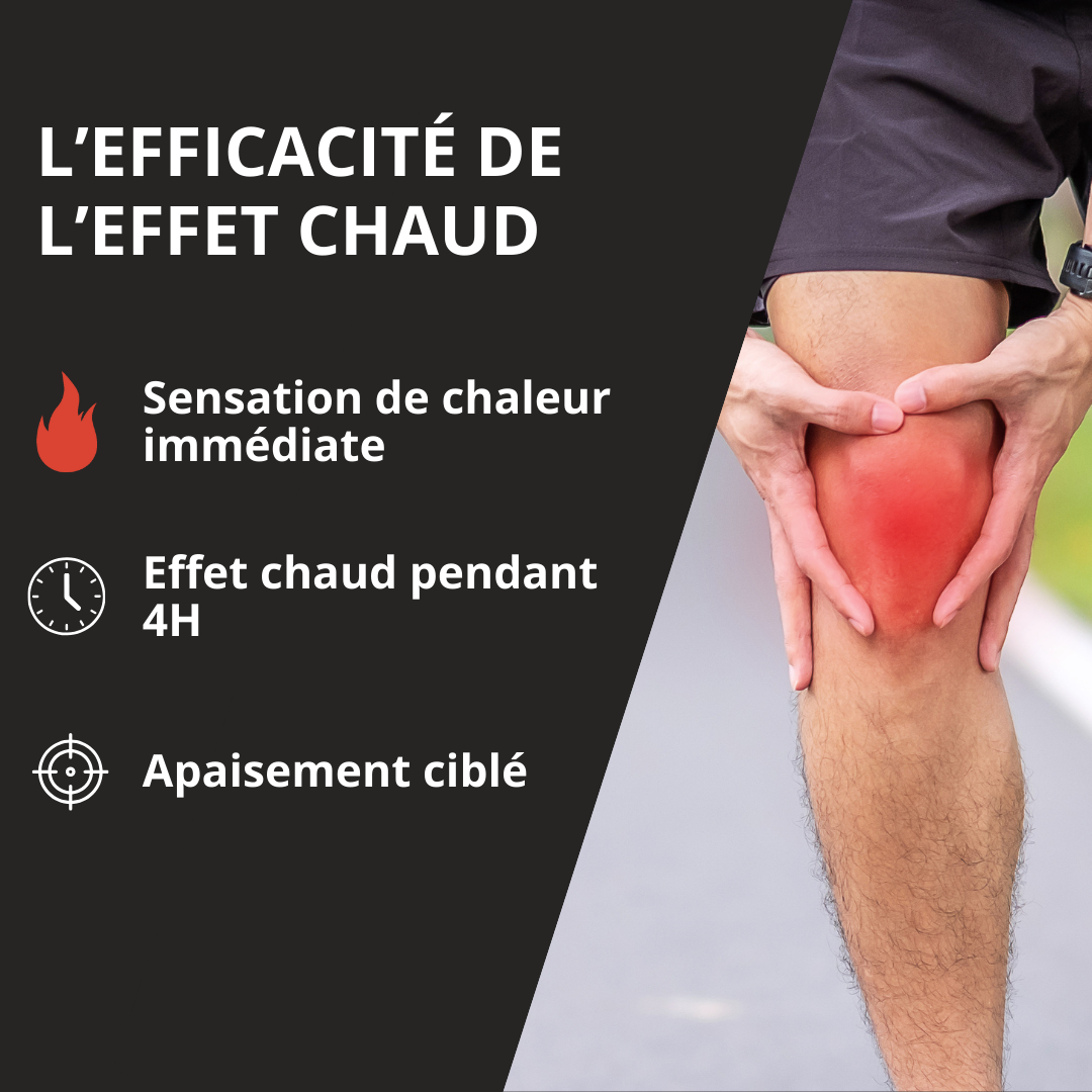 Effet chaud du Duo indispensable articulations et muscles GSIL