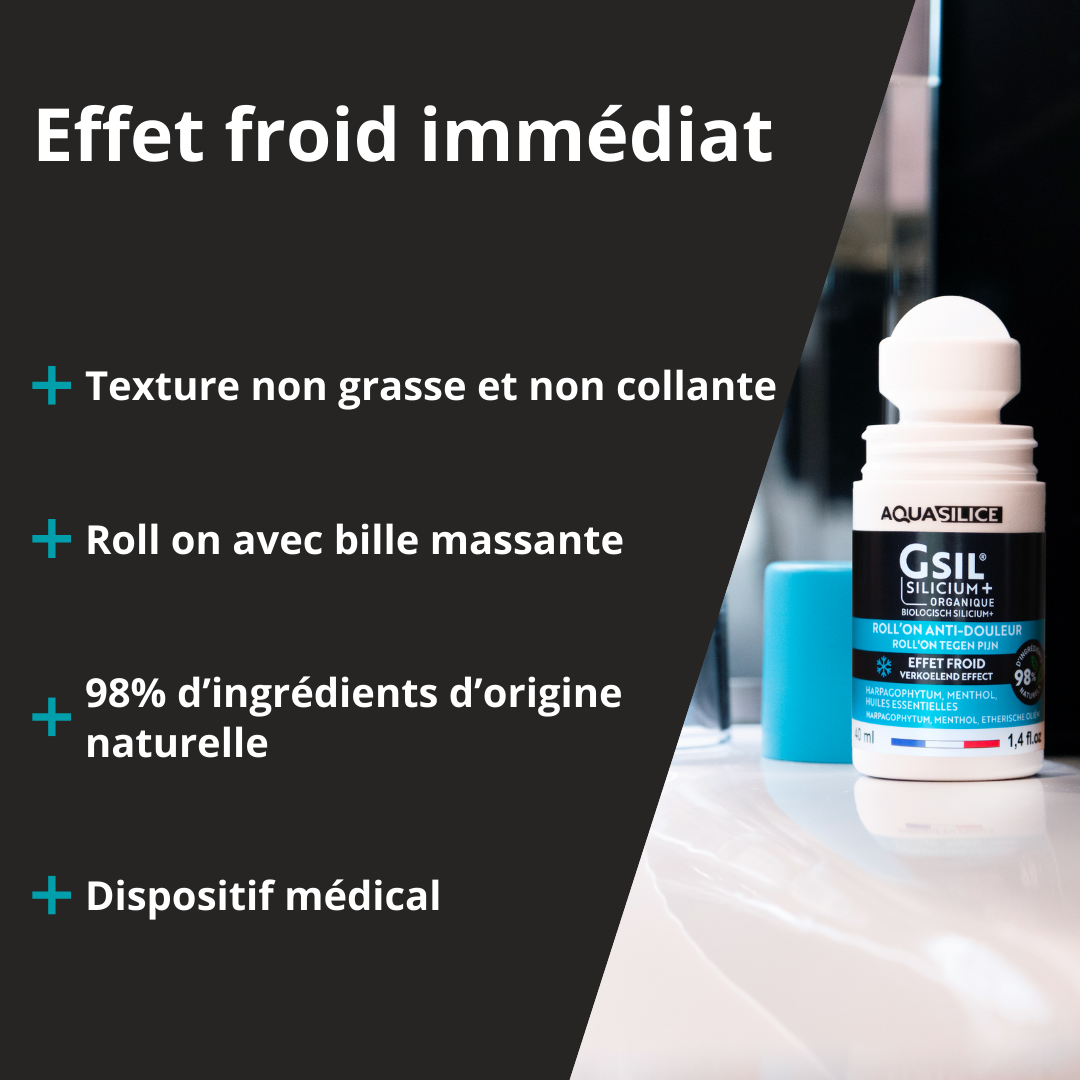 Engagements du Roll'on froid articulations & muscles GSIL