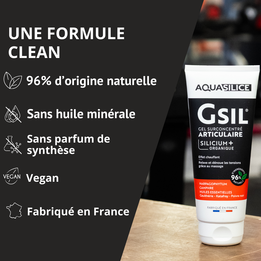Formule du Gel chauffant articulations & muscles GSIL