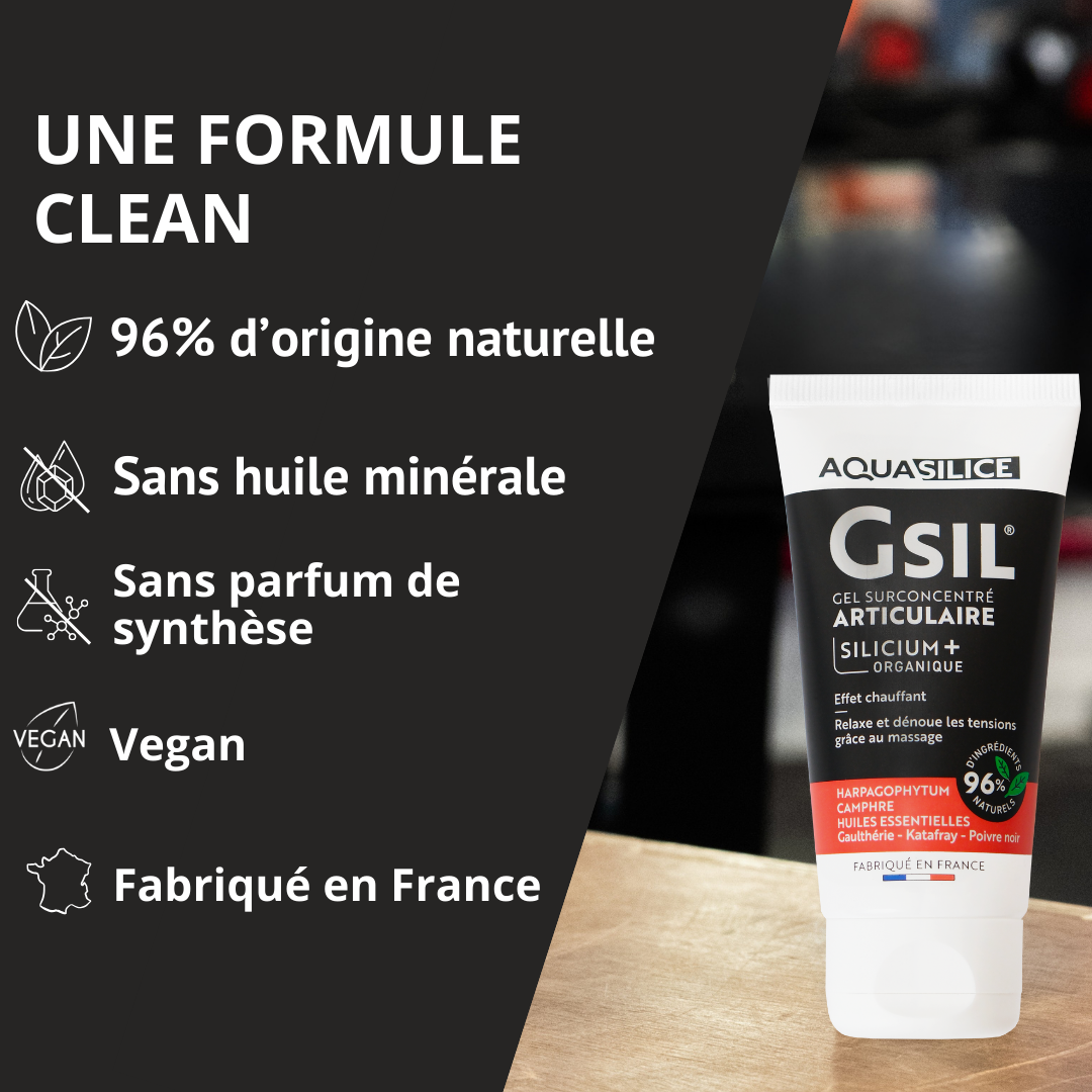 Formule du Gel chauffant articulations & muscles format mini (50ml) GSIL