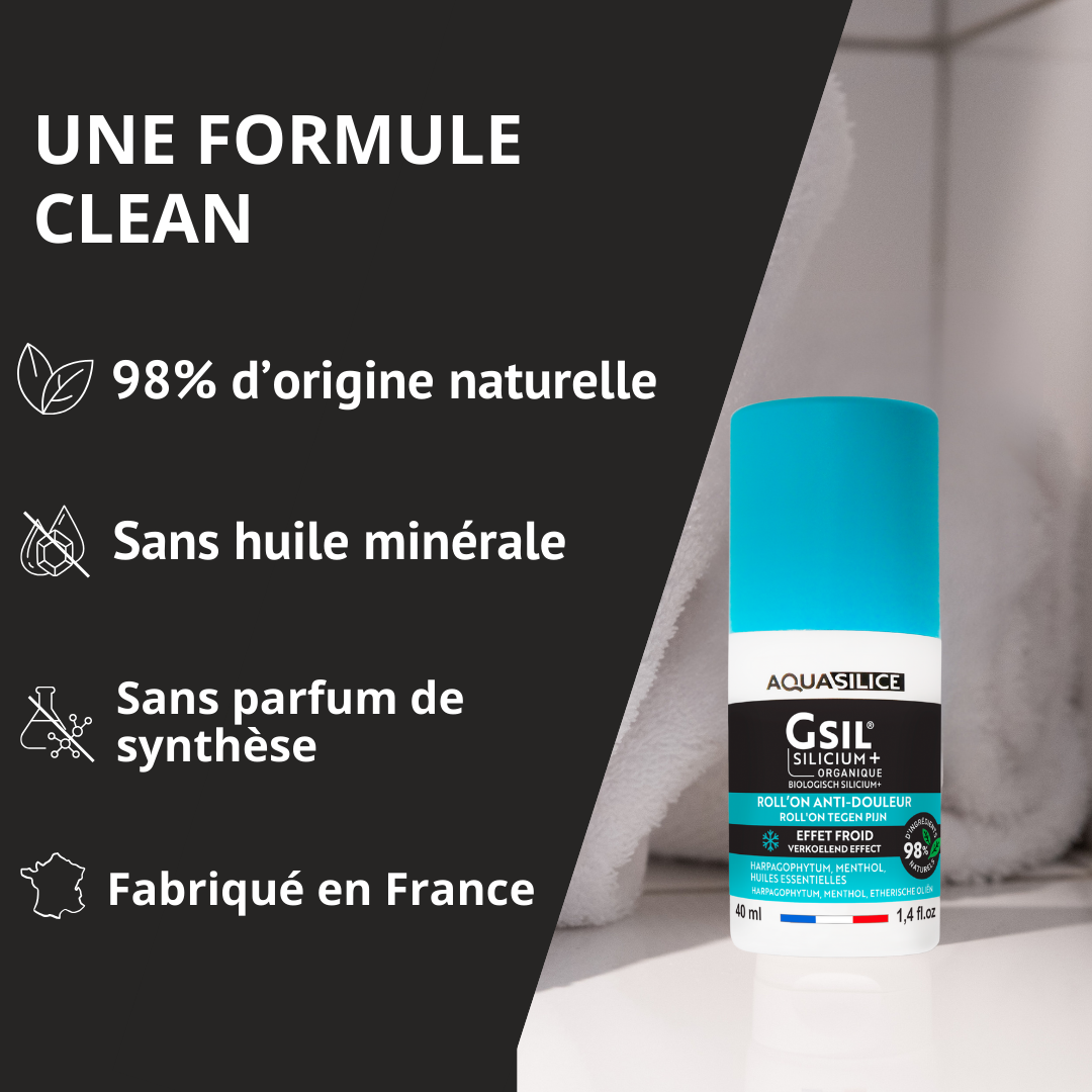 Formule du Roll'on froid articulations & muscles GSIL